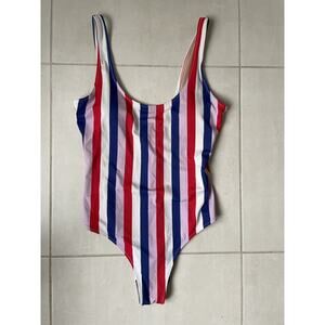 Old Navy Swim One Piece Multicolor Striped Swimwear